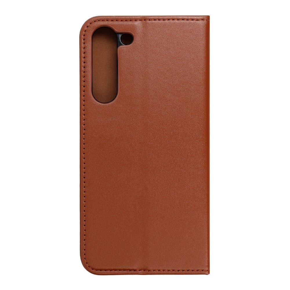 Aizsargvāciņš Samsung S23 Plus – SMART PRO leather, brūns — attēls 2