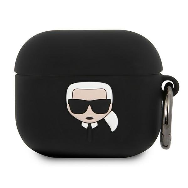 Karl Lagerfeld Silicone Ikonik AirPods 3, melns — 1