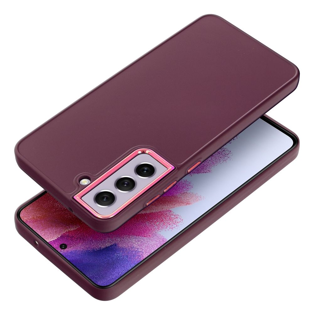 Aizsargvāciņš Samsung S21 FE – FRAME, violets — attēls 3