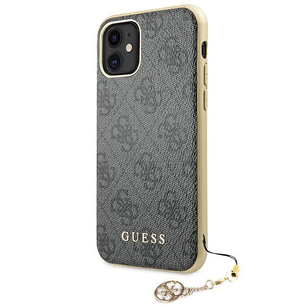 Aizsargvāciņš iPhone 11 6.1" / Xr grey/gray hard case 4G Charms Collection – Guess GUHCN61GF4GGR — attēls 2