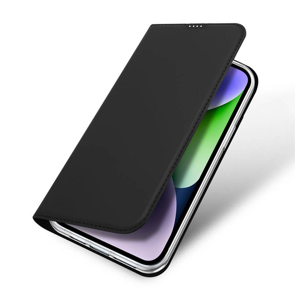 Aizsargvāciņš iPhone 15 – DUX DUCIS wallet SKIN PRO, melns — attēls 4