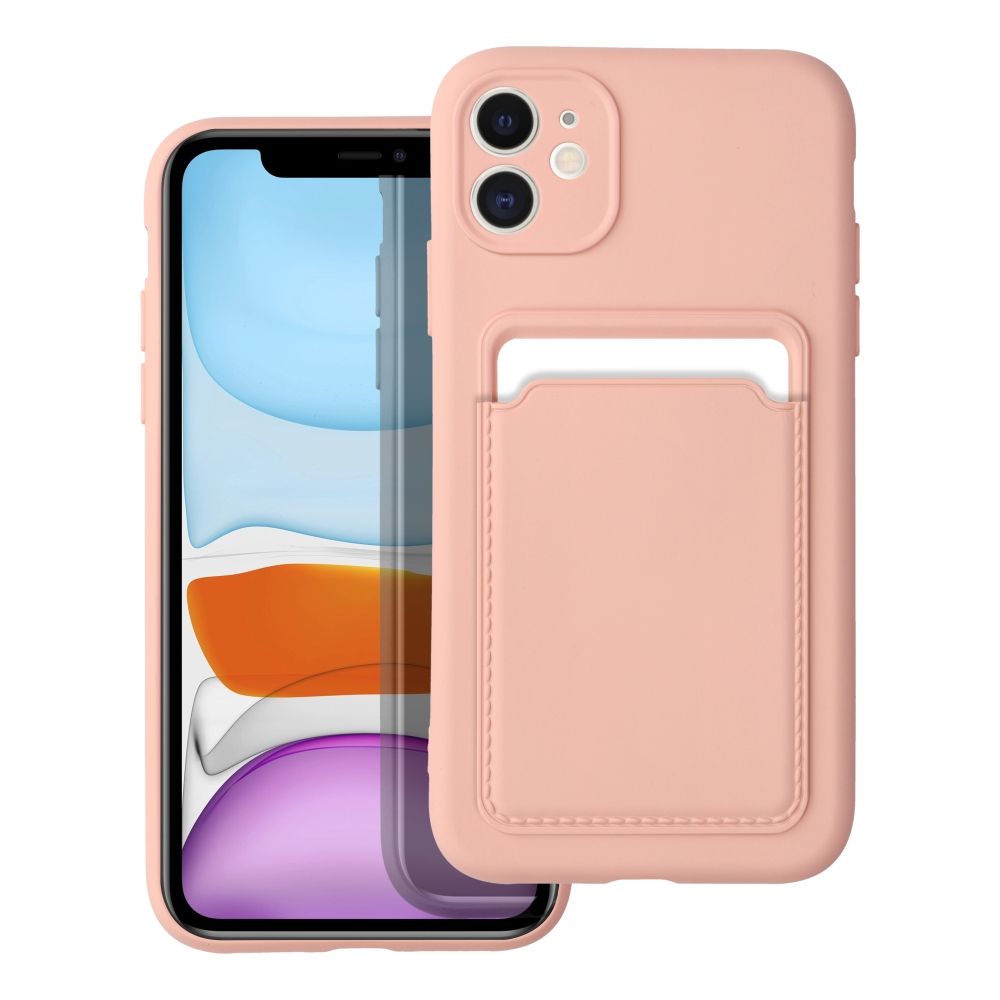 Aizsargvāciņš iPhone 11 – CARD, rozā