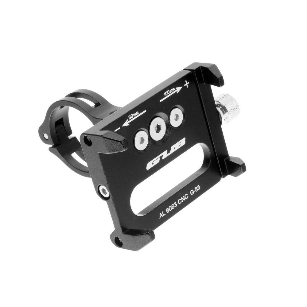 GUB bike holder for mobile phone G85 Aluminium black — attēls 2