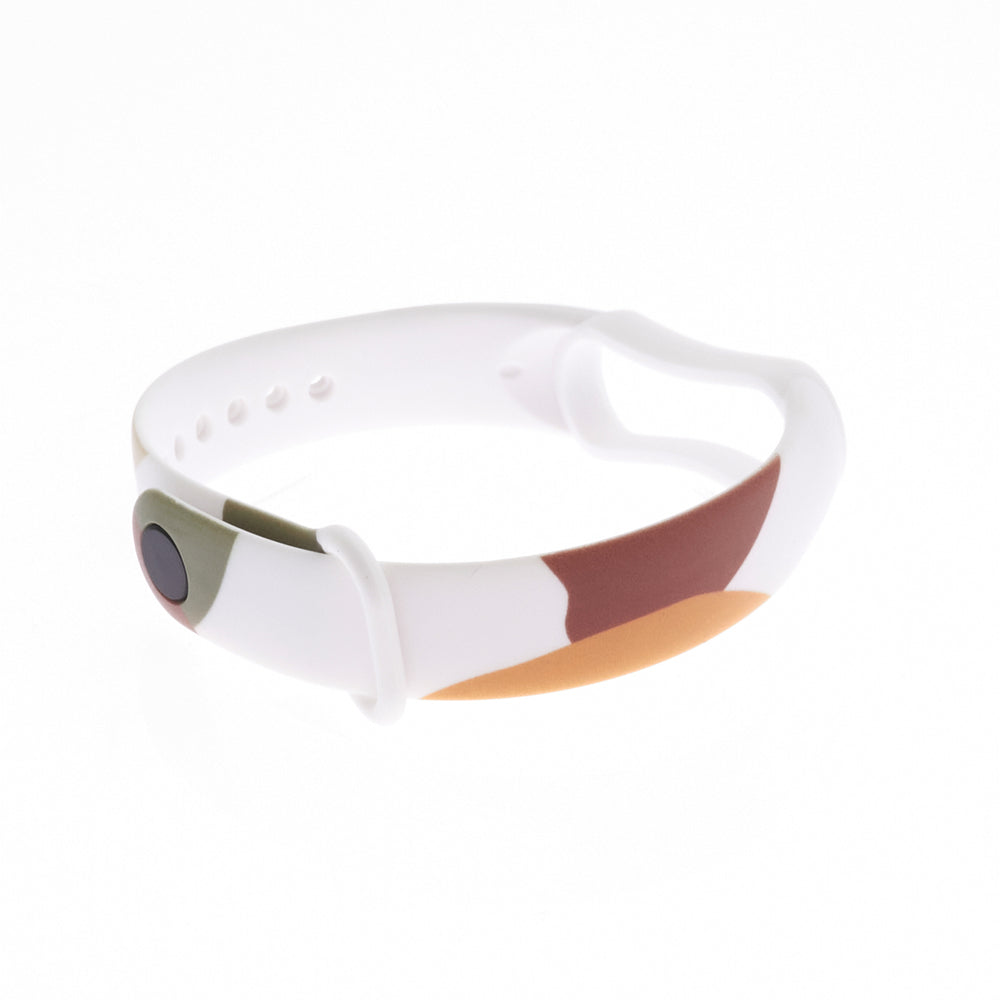 Viedpulksteņa siksniņa Strap Moro band for Xiaomi Mi Band 3 / 4 silicone strap watch bracelet pattern 4 — attēls 2