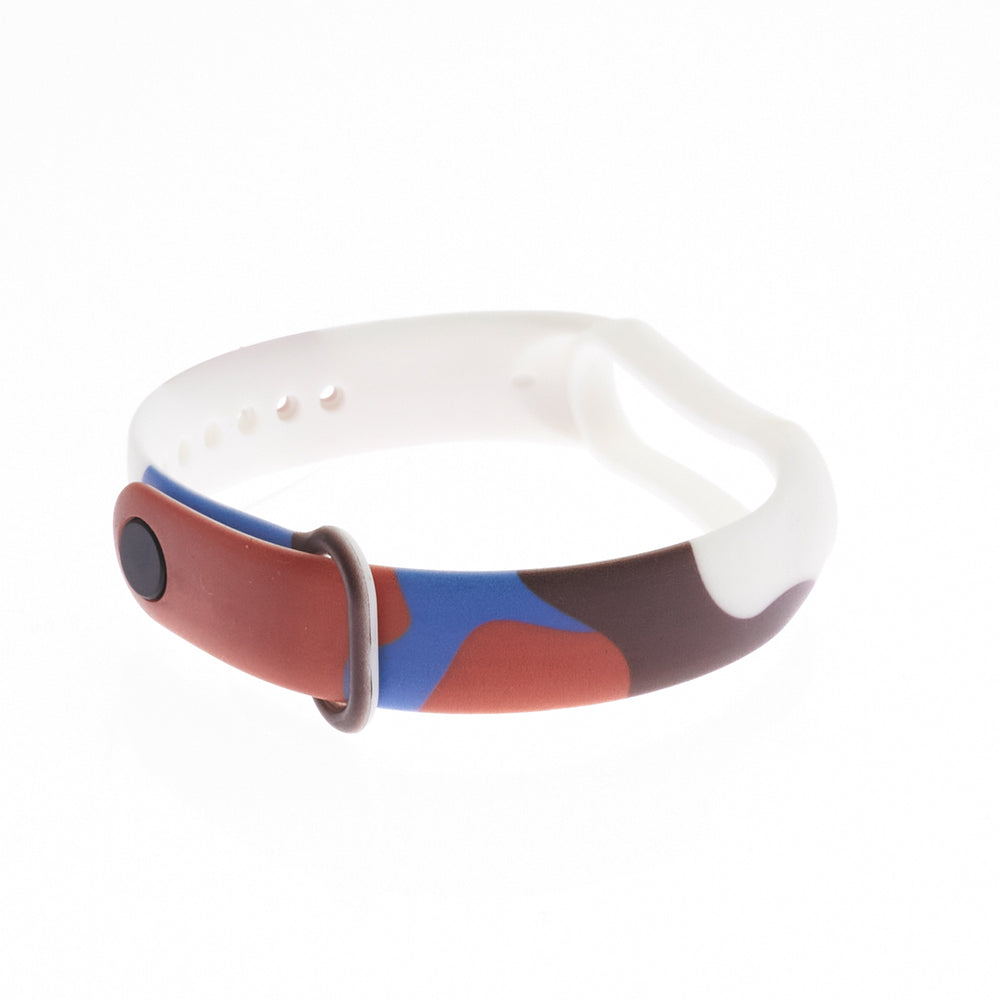 Viedpulksteņa siksniņa Strap Moro band for Xiaomi Mi Band 3 / 4 silicone strap watch bracelet pattern 8 — attēls 2