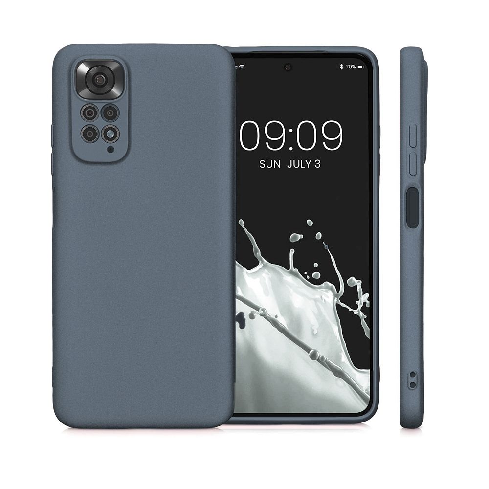 Aizsargvāciņš Xiaomi Redmi 12C – METALLIC, pelēks — attēls 3