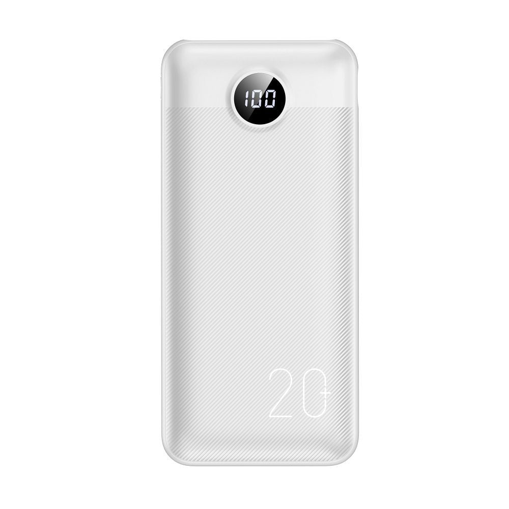 Ārējais akumulators VEGER powerbank 20 000 mAh PD QC3.0 2A20W L20S (VP2039PD / W2039PD) white