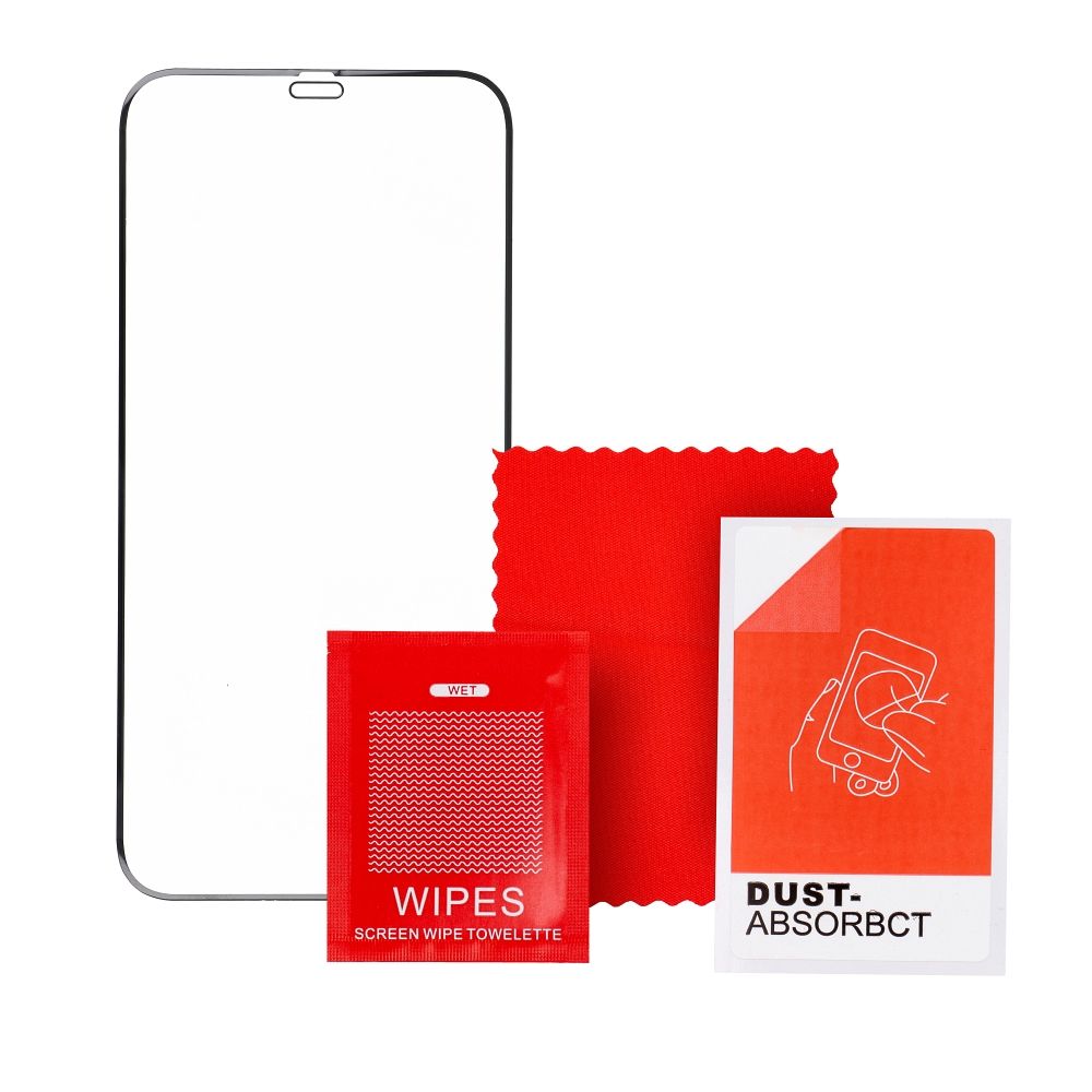 Aizsargstikls iPhone XS Max / 11 Pro Max – 6D Pro Veason, melns — attēls 4