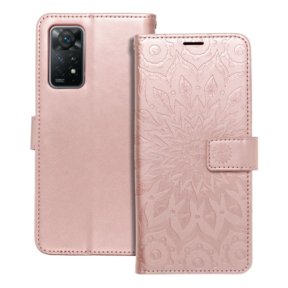 Aizsargvāciņš Xiaomi Redmi Note 11 Pro / 11 Pro 5G mandala – MEZZO, rozā zelta