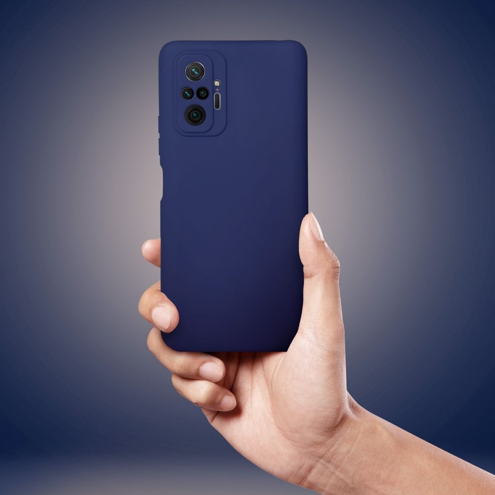 Aizsargvāciņš Xiaomi Redmi 9C – SOFT, tumši zils — attēls 4