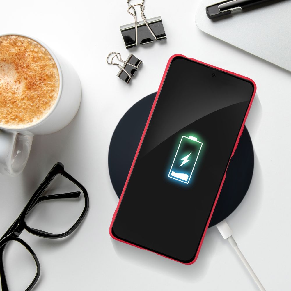 Aizsargvāciņš Xiaomi Redmi Note 13 4G – SOFT, sarkans — attēls 4