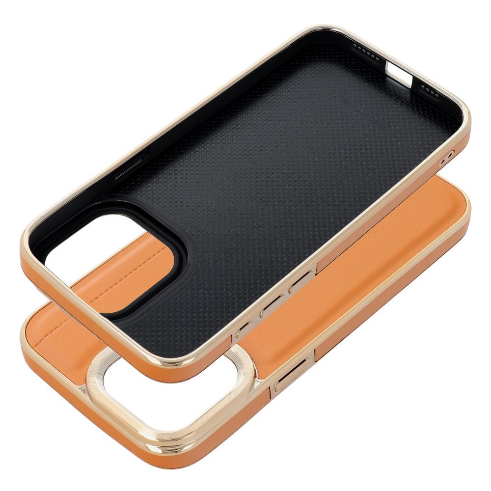 Aizsargvāciņš iPhone 15 Pro Max – MILANO, brūns — attēls 3