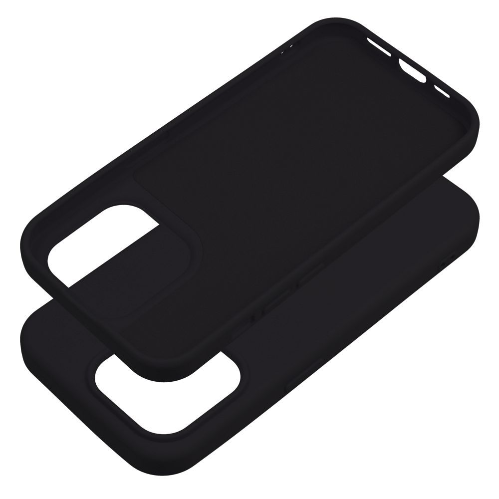 Aizsargvāciņš iPhone 15 Pro – SILICONE, melns — attēls 3