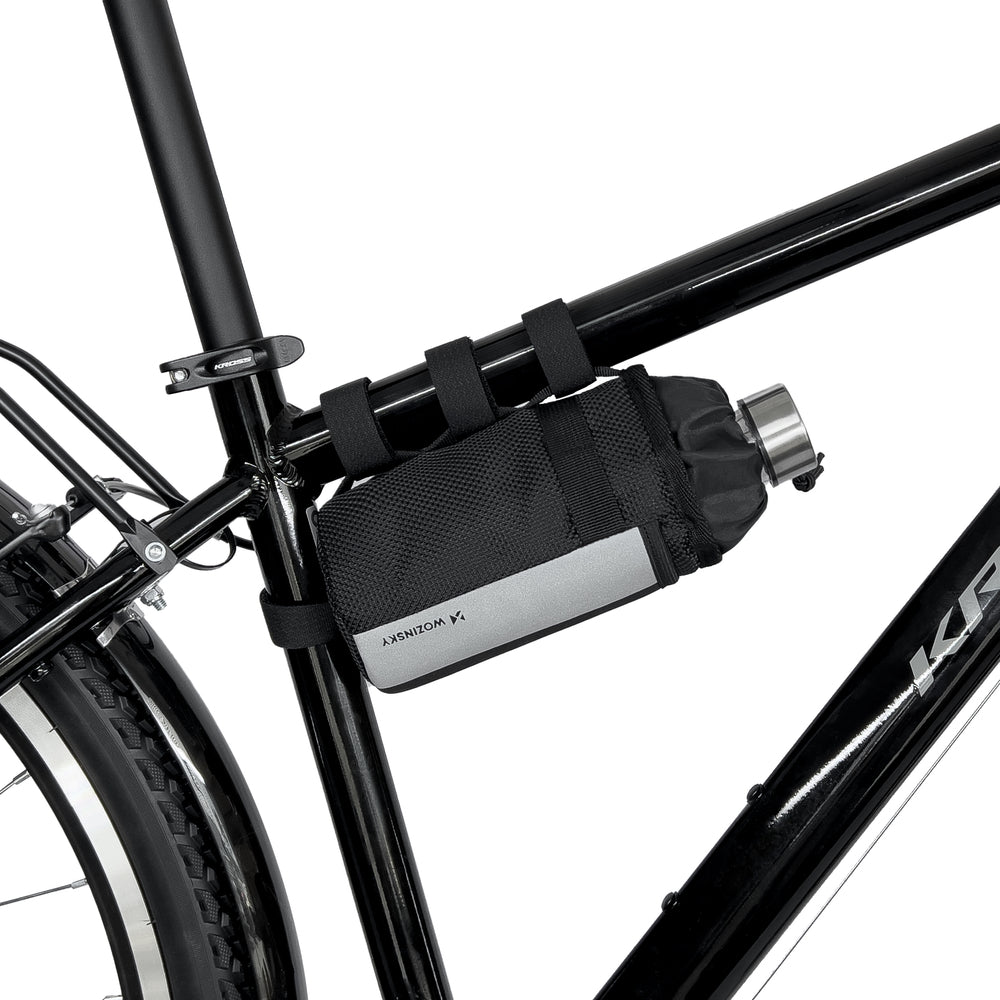 Velosipēda vai skrejriteņa soma Wozinsky Thermal Bottle Bag for Bike or Scooter 1L Black (WBB29BK) — attēls 3