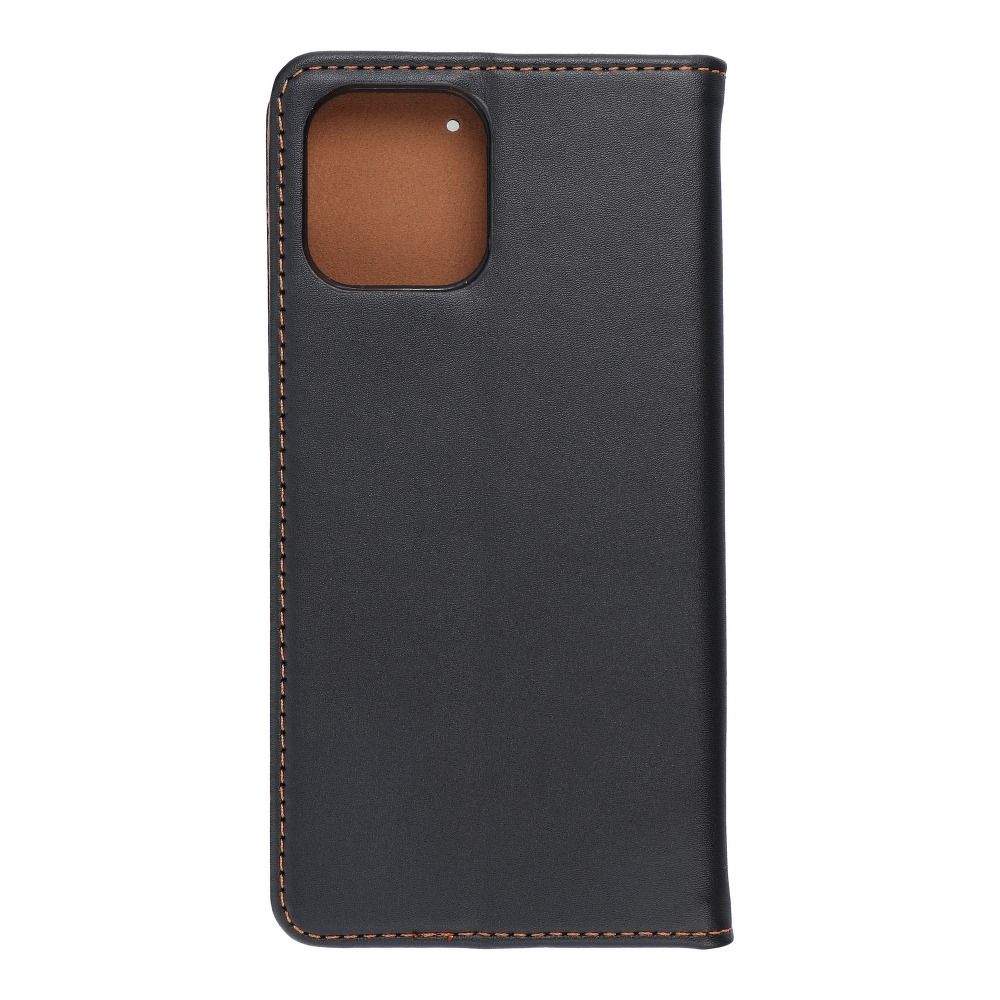 Aizsargvāciņš iPhone 12/12 Pro – SMART Pro leather, melns — attēls 2