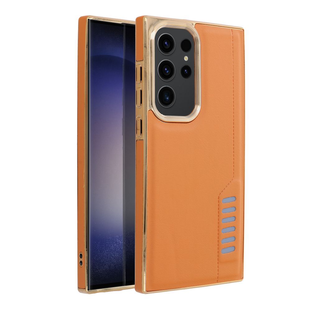 Aizsargvāciņš Samsung S23 Ultra – MILANO, brūns — attēls 2