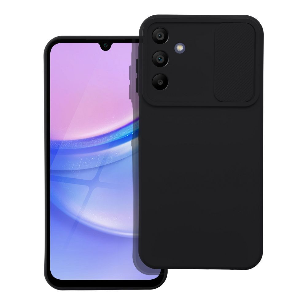 Aizsargvāciņš Samsung A15 5G / A15 4G – SLIDE, melns