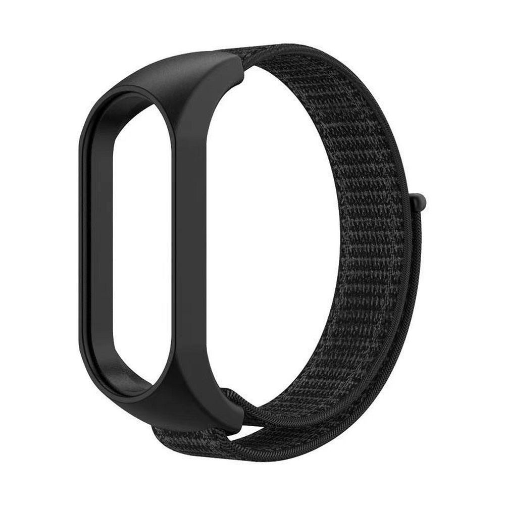 Neilona siksniņa Xiaomi Mi Band 5/6/7, melna (05)