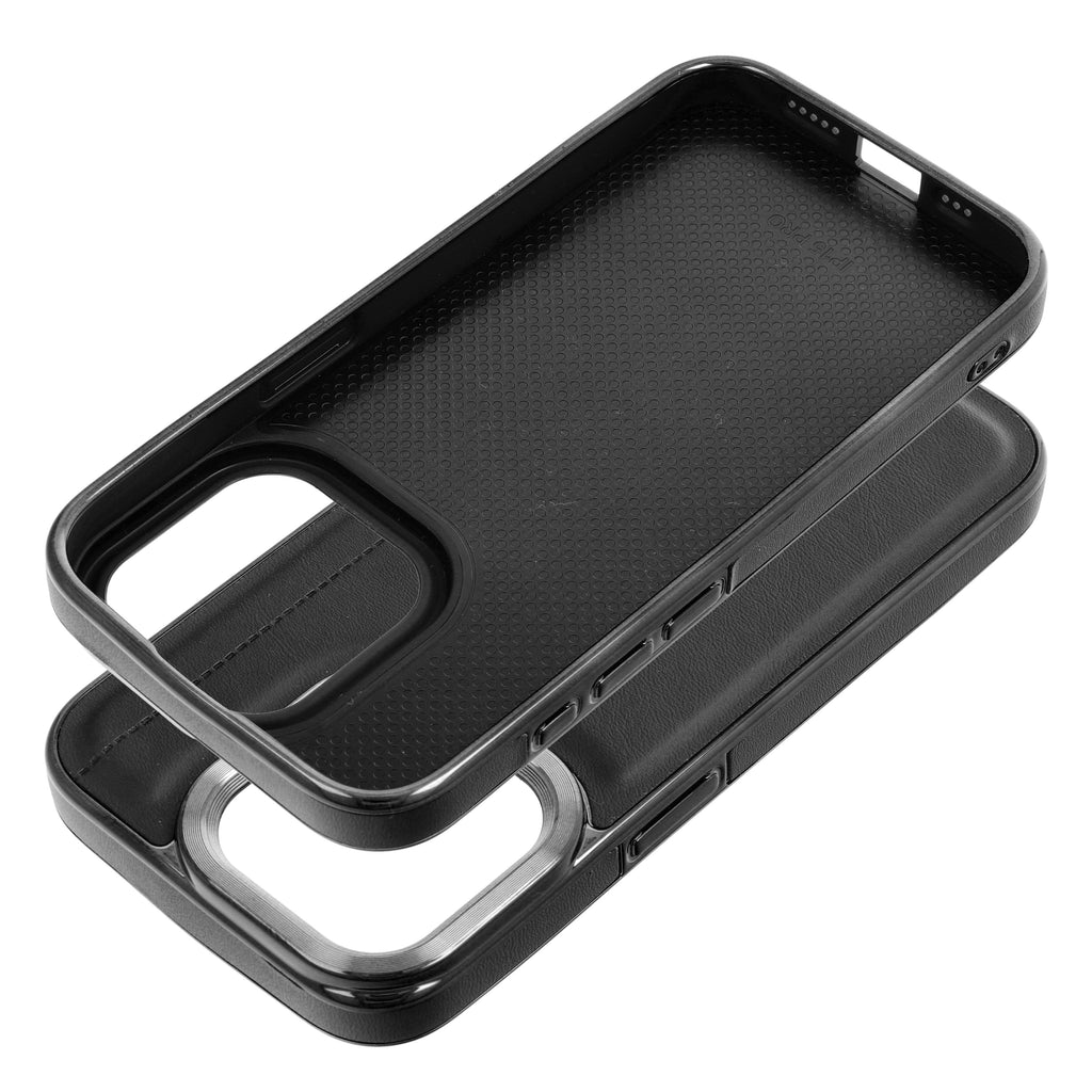 Aizsargvāciņš iPhone 15 Pro – MILANO, melns — attēls 3