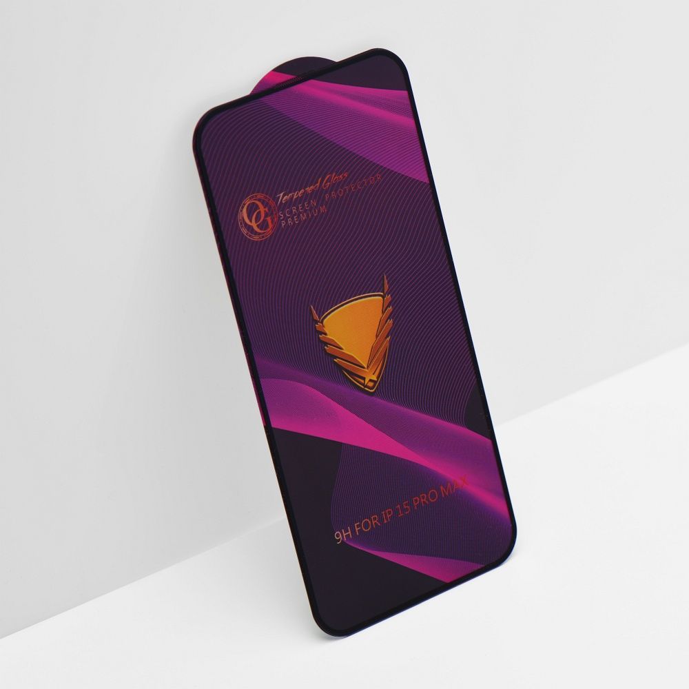 Aizsargstikls Xiaomi Redmi 13T / 13T Pro – OG Premium, melns — attēls 4