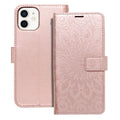 Aizsargvāciņš iPhone 12 / 12 Pro mandala – MEZZO, rozā zelta