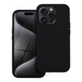 Aizsargvāciņš iPhone 15 Pro – SILICONE, melns