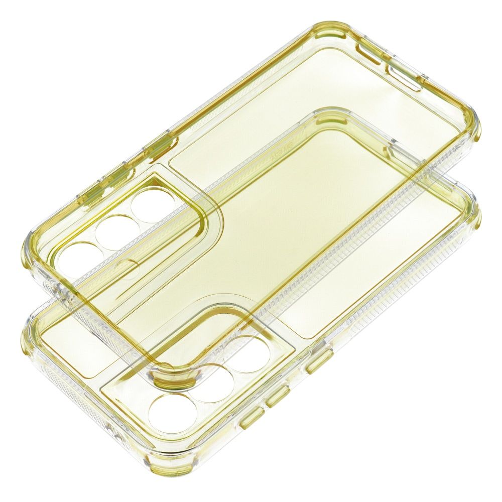Aizsargvāciņš Samsung A16 5G – MATRIX CLEAR, dzeltens — attēls 2