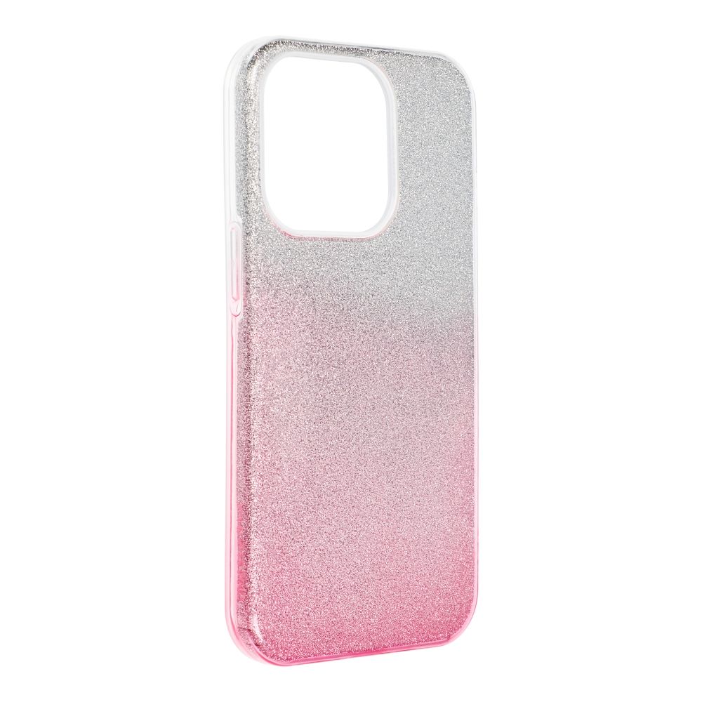 Aizsargvāciņš iPhone 14 Pro transparent – SHINING, rozā