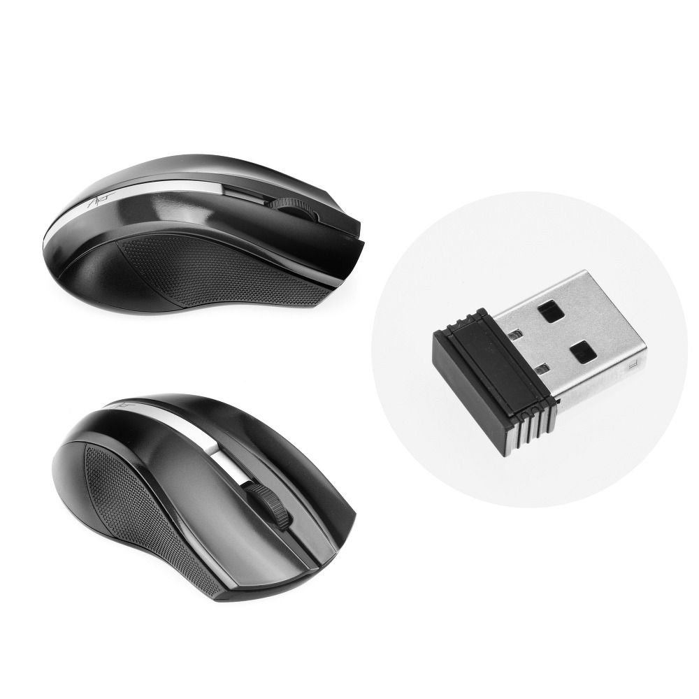 ART wireless computer mouse 2,4G 1000 dpi AM-97 black — attēls 3