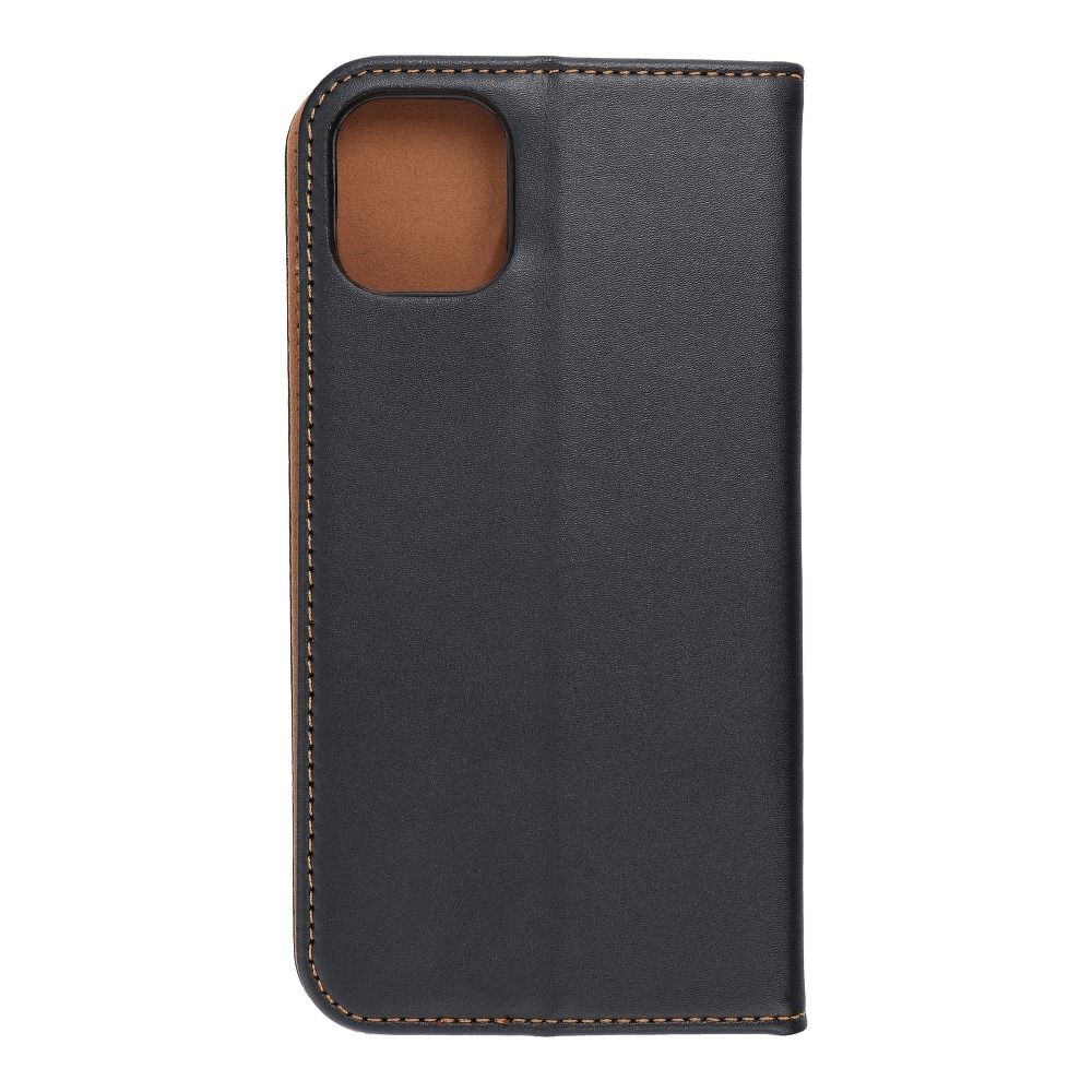 Aizsargvāciņš iPhone 11 – SMART PRO leather, melns — attēls 2