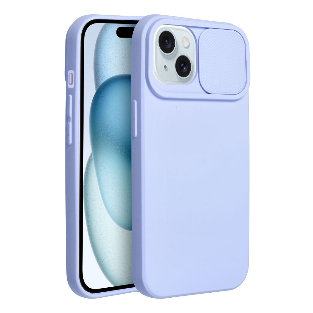 Aizsargvāciņš iPhone 15 lavender – SLIDE — attēls 2