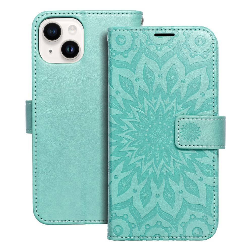 Aizsargvāciņš iPhone 14 mandala – MEZZO, zaļš