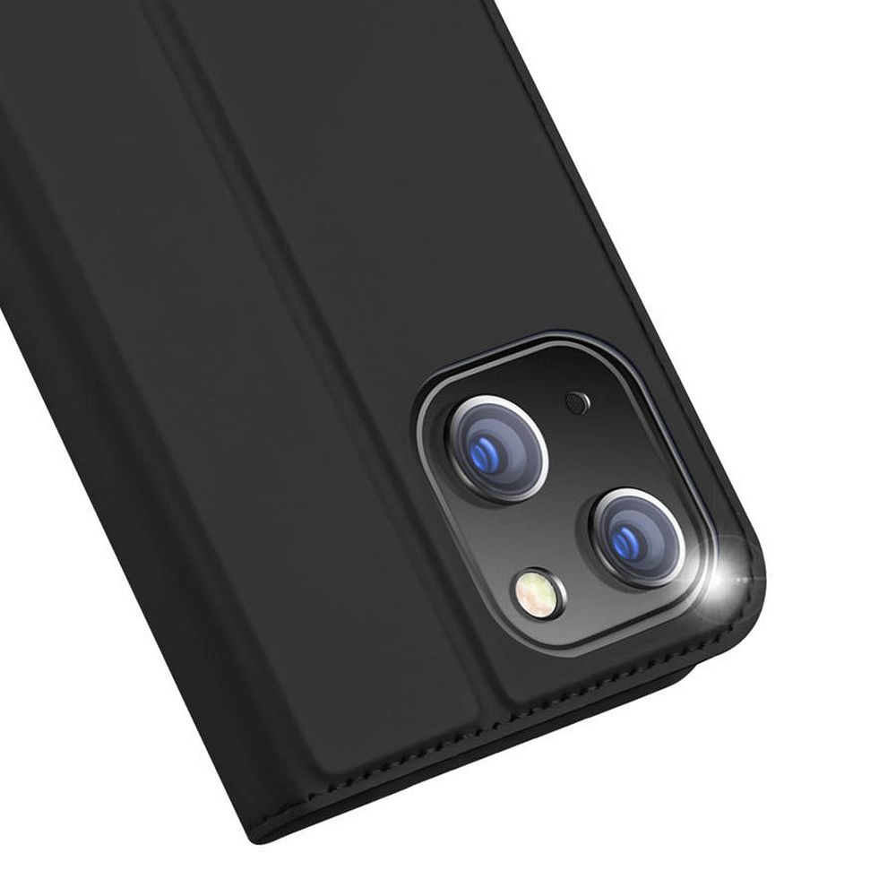 Aizsargvāciņš iPhone 15 – DUX DUCIS wallet SKIN PRO, melns — attēls 3