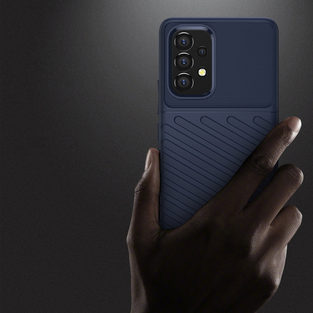 Aizsargvāciņš Samsung Galaxy A53 5G – Thunder flexible armored, zils — attēls 3