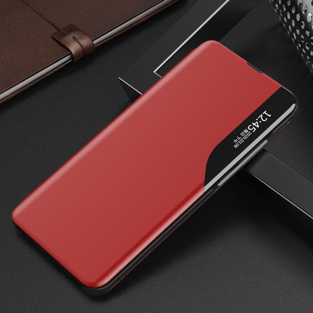 Aizsargvāciņš Xiaomi Redmi Note 11 Pro+ 5G (China) / 11 Pro 5G (China) / Mi11i HyperCharge / Poco X4 NFC 5G – Eco Leather View elegant with flip and stand function, sarkans — attēls 3