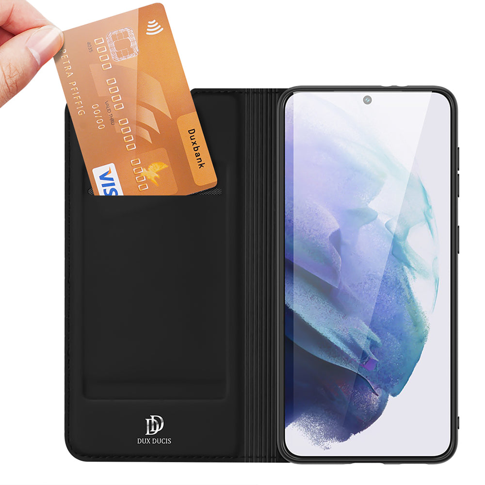 Aizsargvāciņš Samsung Galaxy S22 + (S22 Plus) – Dux Ducis Skin Pro Holster, melns — attēls 2