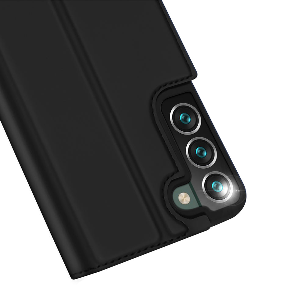 Aizsargvāciņš Samsung Galaxy S22 + (S22 Plus) – Dux Ducis Skin Pro Holster, melns — attēls 3