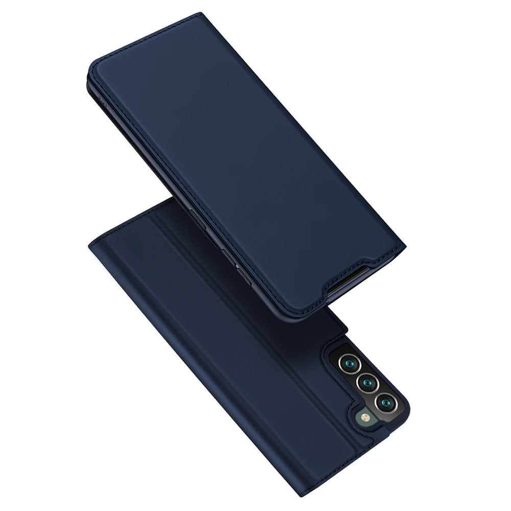 Aizsargvāciņš Samsung Galaxy S22 + (S22 Plus) – Dux Ducis Skin Pro Holster Flip, zils