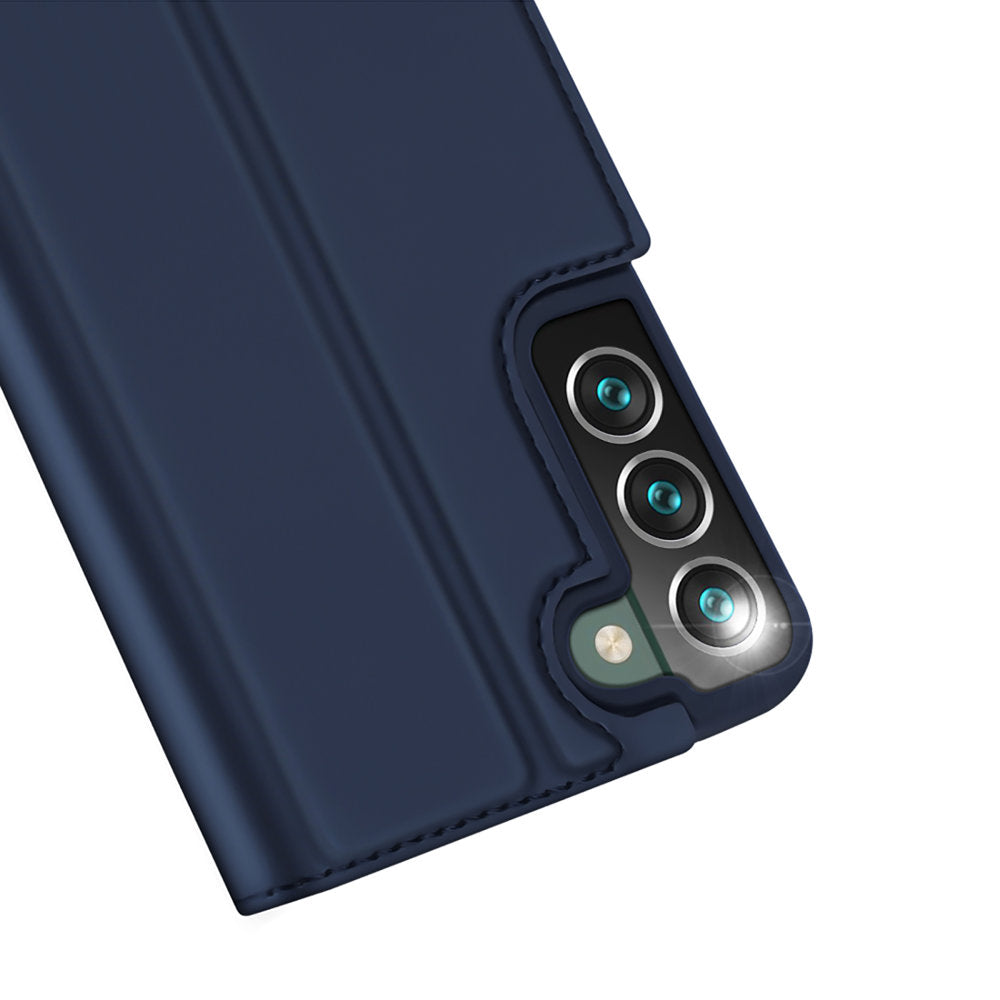 Aizsargvāciņš Samsung Galaxy S22 + (S22 Plus) – Dux Ducis Skin Pro Holster Flip, zils — attēls 3