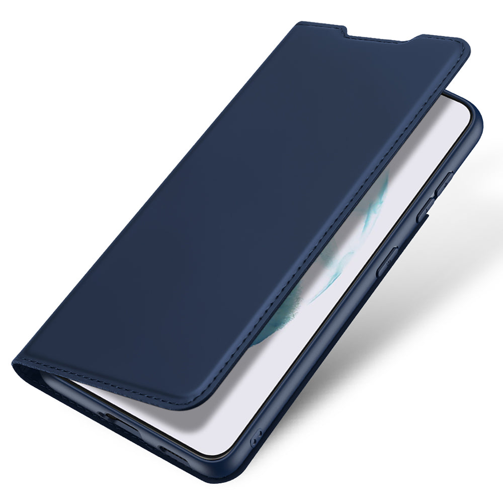 Aizsargvāciņš Samsung Galaxy S22 + (S22 Plus) – Dux Ducis Skin Pro Holster Flip, zils — attēls 4