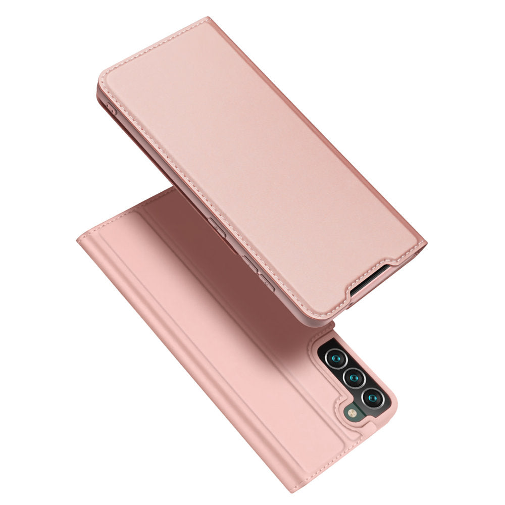 Aizsargvāciņš Samsung Galaxy S22 + (S22 Plus) – Dux Ducis Skin Pro Holster, rozā