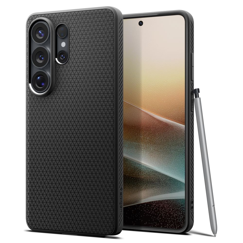 Spigen Liquid Air aizsargvāciņš Samsung Galaxy S26 Ultra, melns