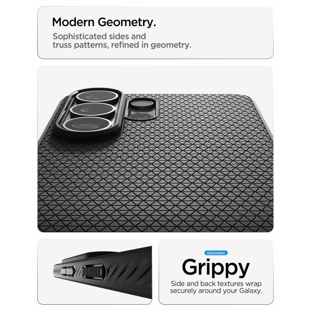 Spigen Liquid Air aizsargvāciņš Samsung Galaxy S26 Ultra, melns