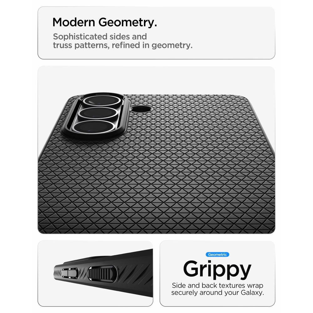 Spigen Liquid Air Mag MagSafe aizsargvāciņš Samsung Galaxy S26+, matēti melns