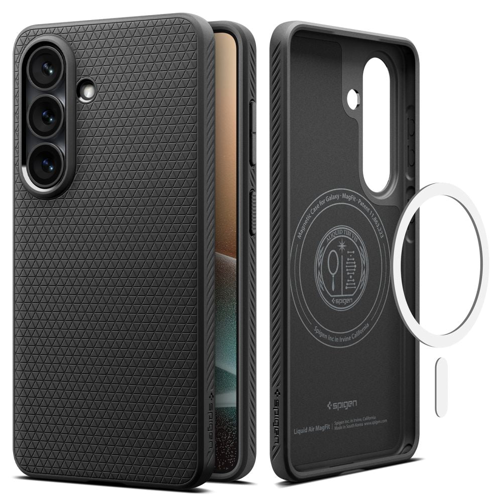 Spigen Liquid Air Mag MagSafe aizsargvāciņš Samsung Galaxy S26+, matēti melns