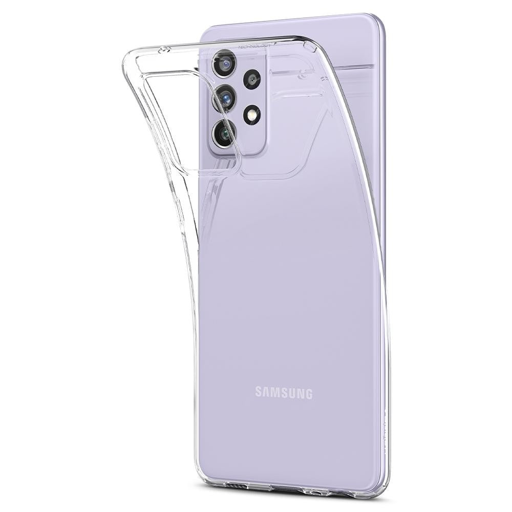 Spigen Liquid Crystal vāciņš Samsung Galaxy A72 4G, caurspīdīgs — 1