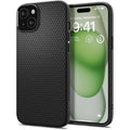 Aizsargvāciņš iPhone 16 Plus – Spigen Liquid Air, matēti melns