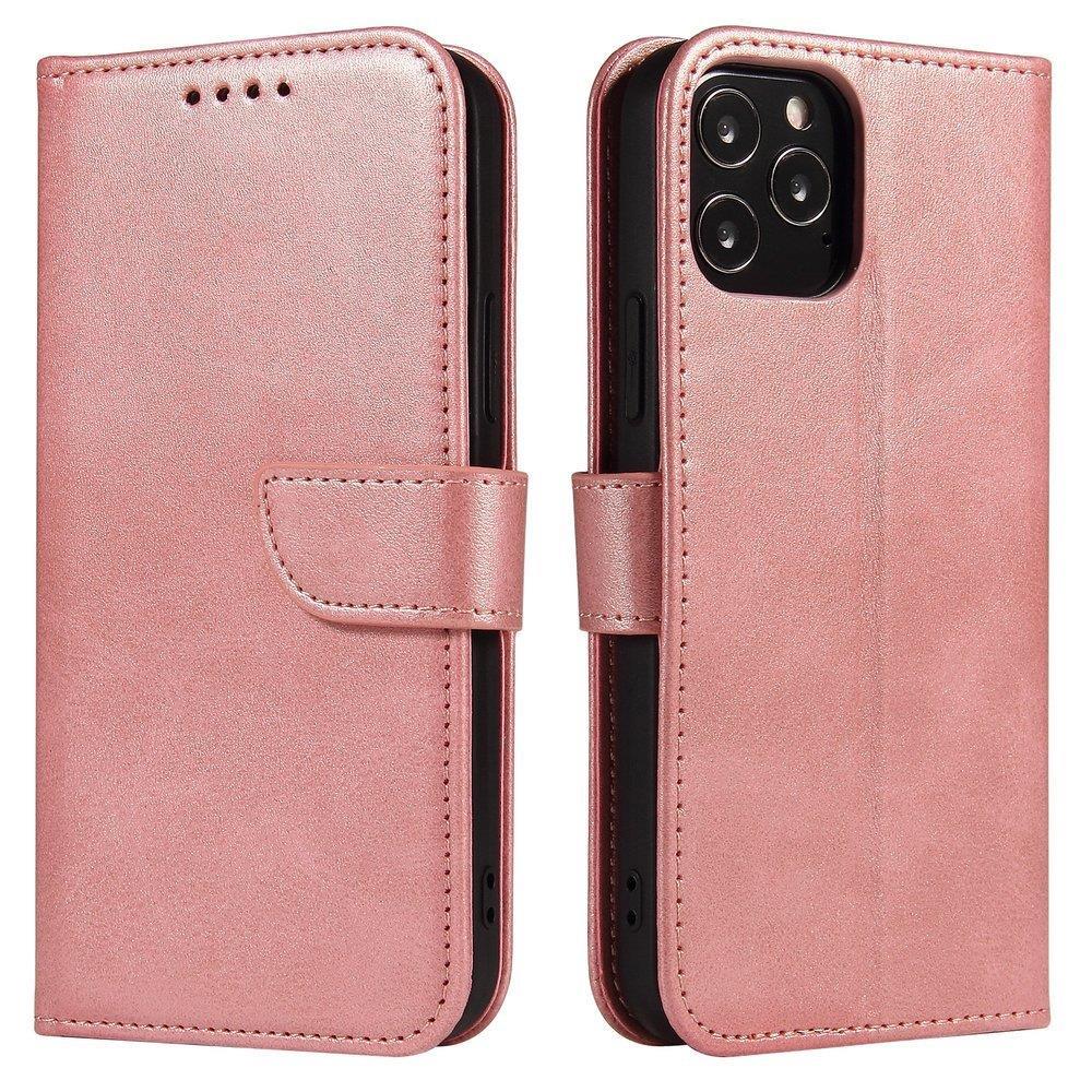 Aizsargvāciņš Xiaomi Redmi Note 11 Pro+ 5G (China) / 11 Pro 5G (China) / Mi11i HyperCharge / Poco X4 NFC 5G – Magnet elegant flip with stand function, rozā