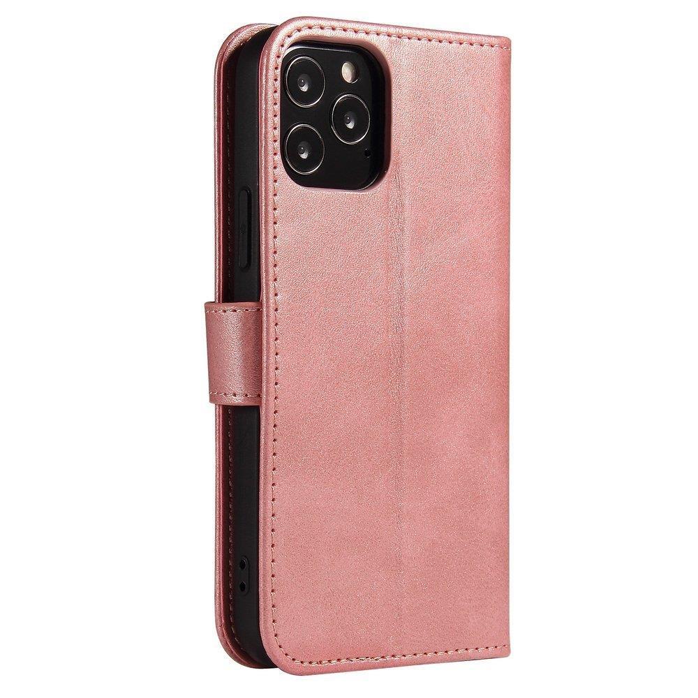 Aizsargvāciņš Xiaomi Redmi Note 11 Pro+ 5G (China) / 11 Pro 5G (China) / Mi11i HyperCharge / Poco X4 NFC 5G – Magnet elegant flip with stand function, rozā — attēls 3