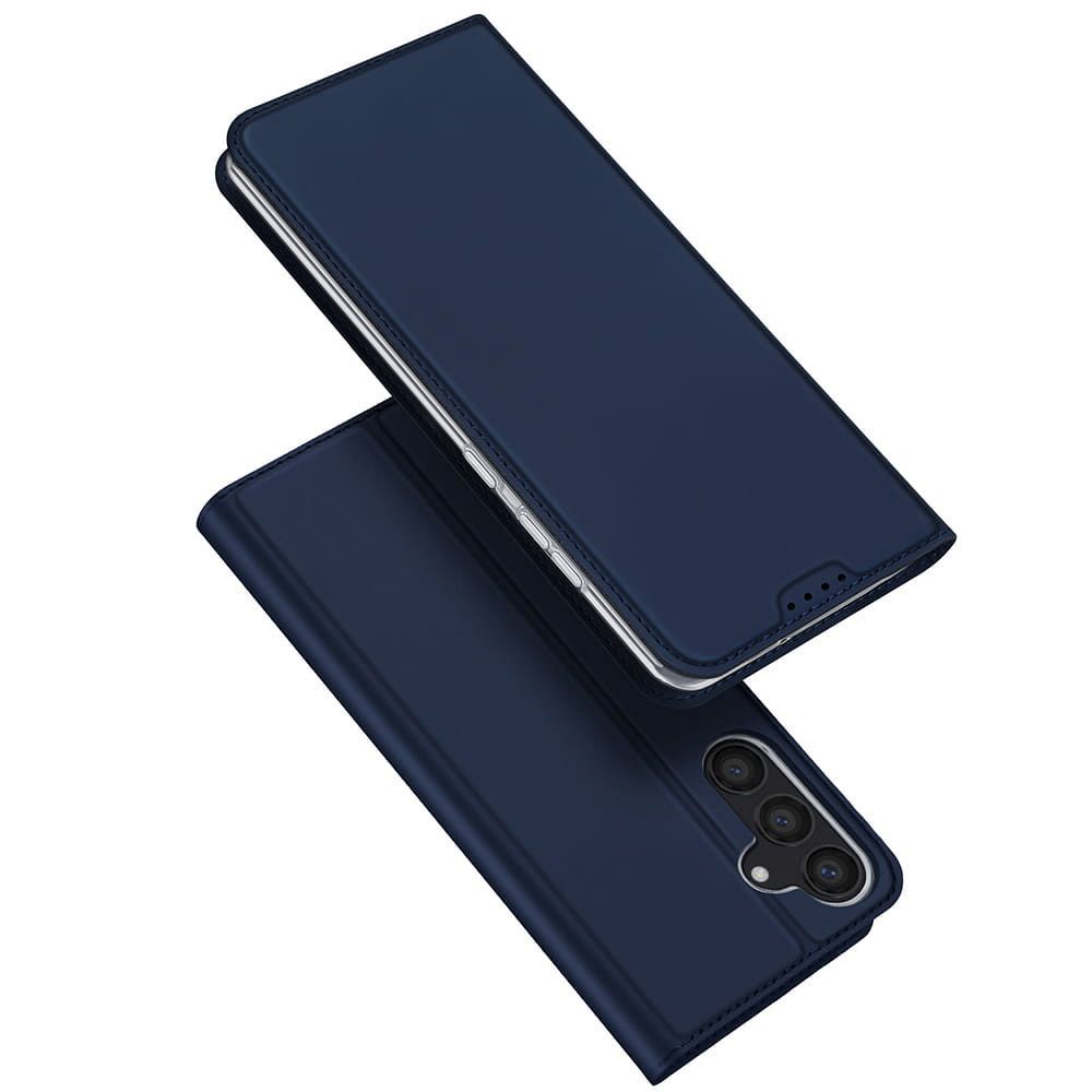 Aizsargvāciņš Samsung A15 5G – DUX DUCIS wallet SKIN PRO, zils